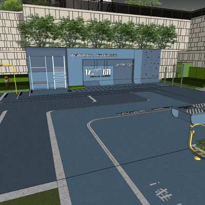 Modern Sports Fitness Square