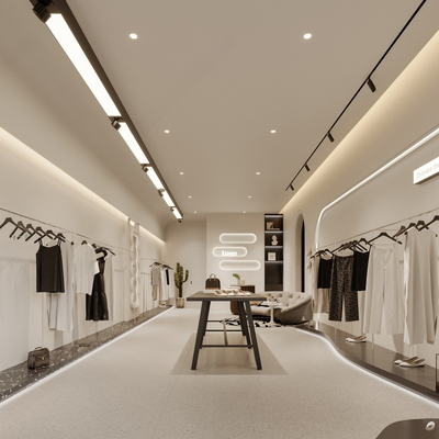 Modern Clothing Shoe Store