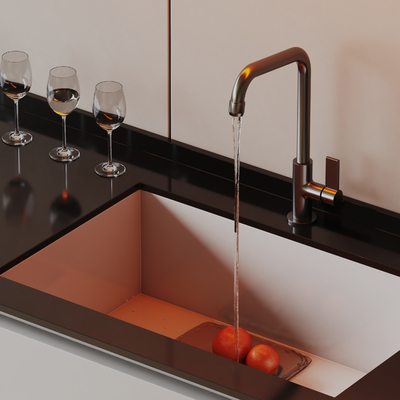 Vegetable basin sink