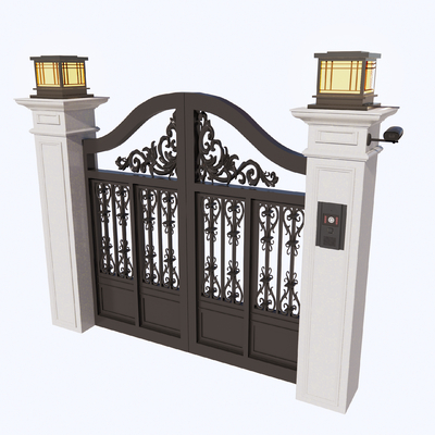 European-style patio door double door