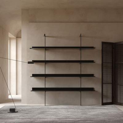 Wabi-sabi Style Screen Storage Rack