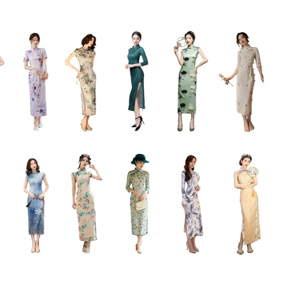 Cheongsam Characters Hanfu Beautiful Woman