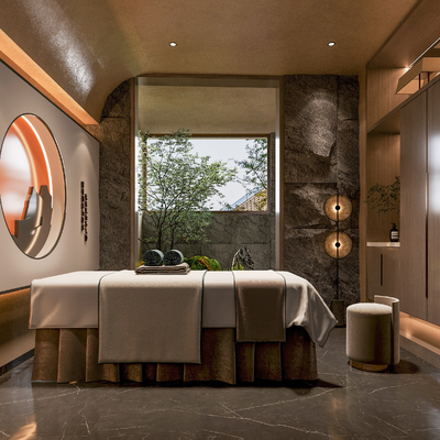 New Chinese Beauty Spa Room