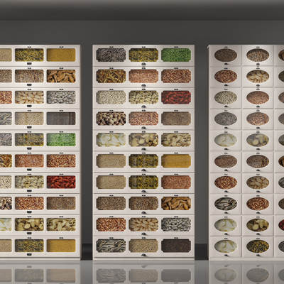 Chinese medicine display cabinet