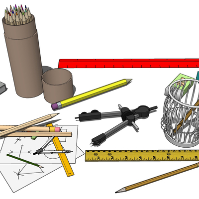 pencil ruler stationery