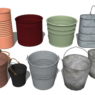 Iron bucket bucket