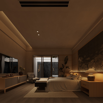 New Chinese Hotel Rooms