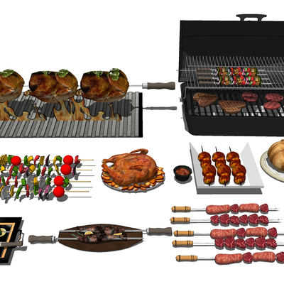 Barbecue food