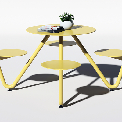 Modern outdoor tables and chairs