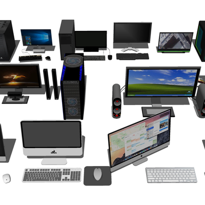 Desktop computer display