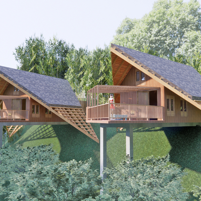 Modern Star Cabin Ecological Homestay