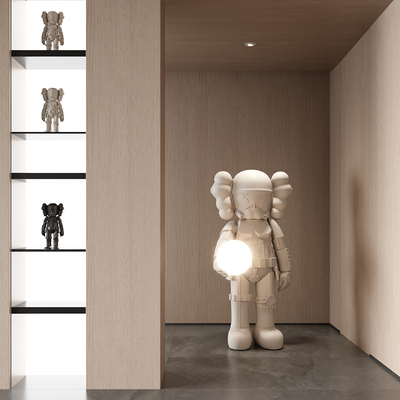 modern sculpture kaws ornaments