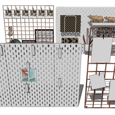 Cave plate iron grid frame