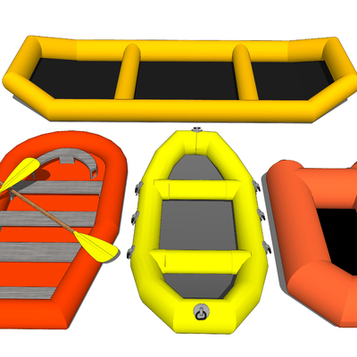 inflatable boat lifeboat rowing