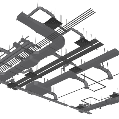 Air conditioning duct air outlet ceiling