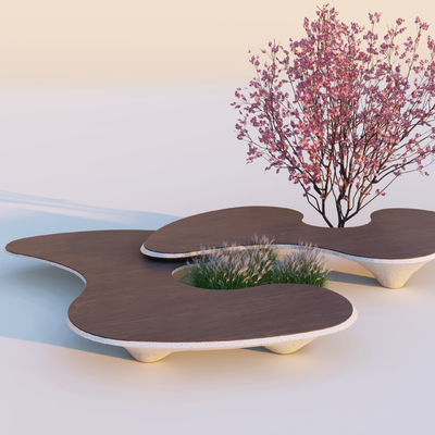 Tree Pool Sitting Stool Alien Sitting Stool