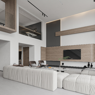 modern villa living room