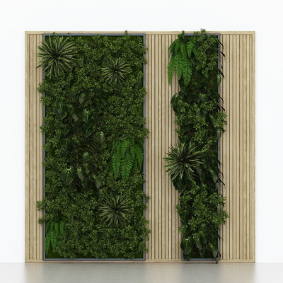 plant wall modeling wall