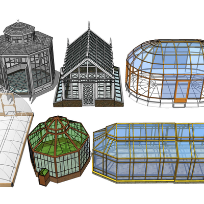 Sunshine room glass greenhouse