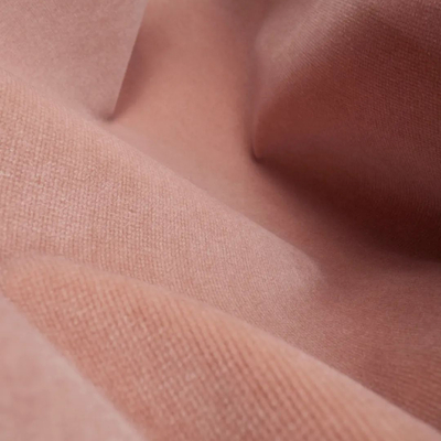 Pink flannel textile fabric