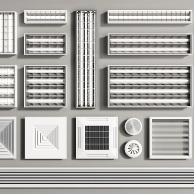 Embedded grille lamp