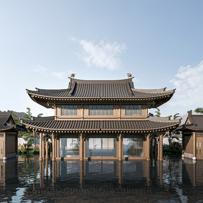 Chinese Ancient Architecture Temple Architecture