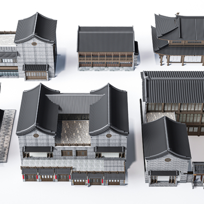 New Chinese-style Courtyard Rural Houses