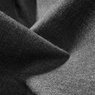 Grey cotton linen fabric