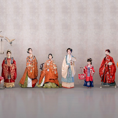 ancient tang costume figures