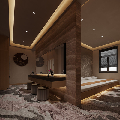 New Chinese Spa Technician Room