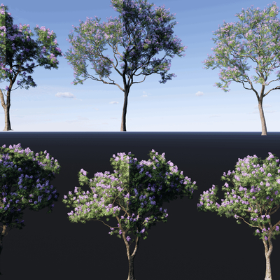 2D Component Landscape Tree