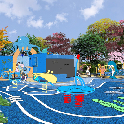 Children's Play Area Ocean Theme