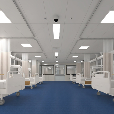 Modern Hospital ICU Ward