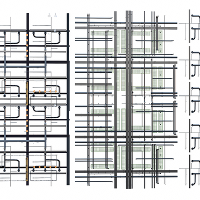 Industrial ceiling ceiling air conditioning duct