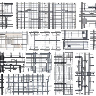 Industrial ceiling ceiling air conditioning duct