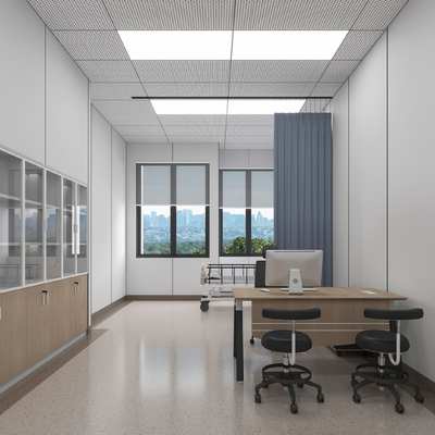 Modern hospital consulting room