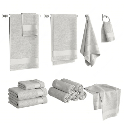 Bath towel towel rack