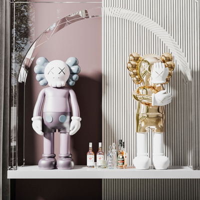 kaws sculpture ornaments