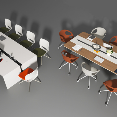 Conference tables and chairs