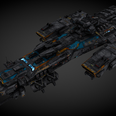 Sci-fi flying machines, spaceships, alien battleships