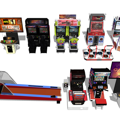 Game machine street video game