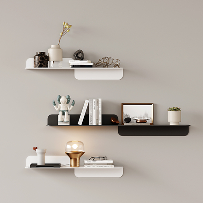 Decorative shelf shelf wall partition