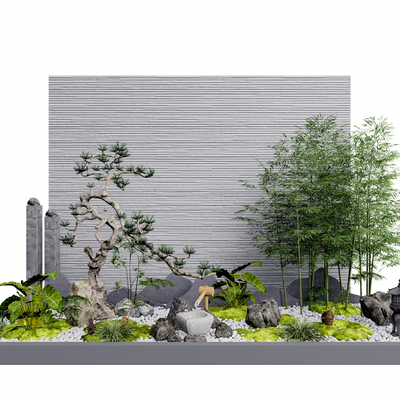 Bamboo Forest rockery sketch