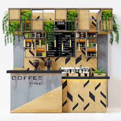 Coffee bar counter