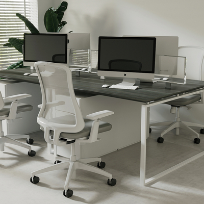 Modern office desk and chair Screen