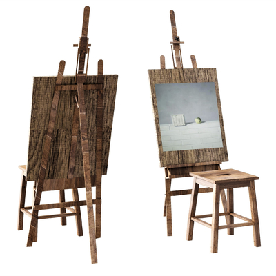 Wooden Frame Wooden Easel