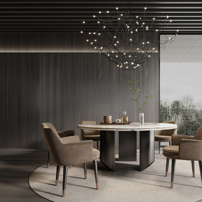 Minotti Dining Table and Chair