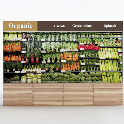 Supermarket vegetable shelf selling cabinet