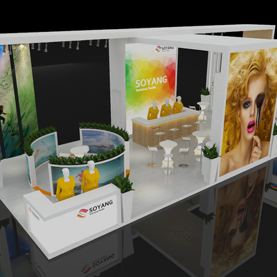 Media Advertising Design Exhibition Booth