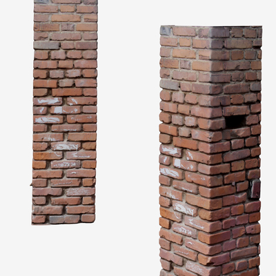 red brick pillar